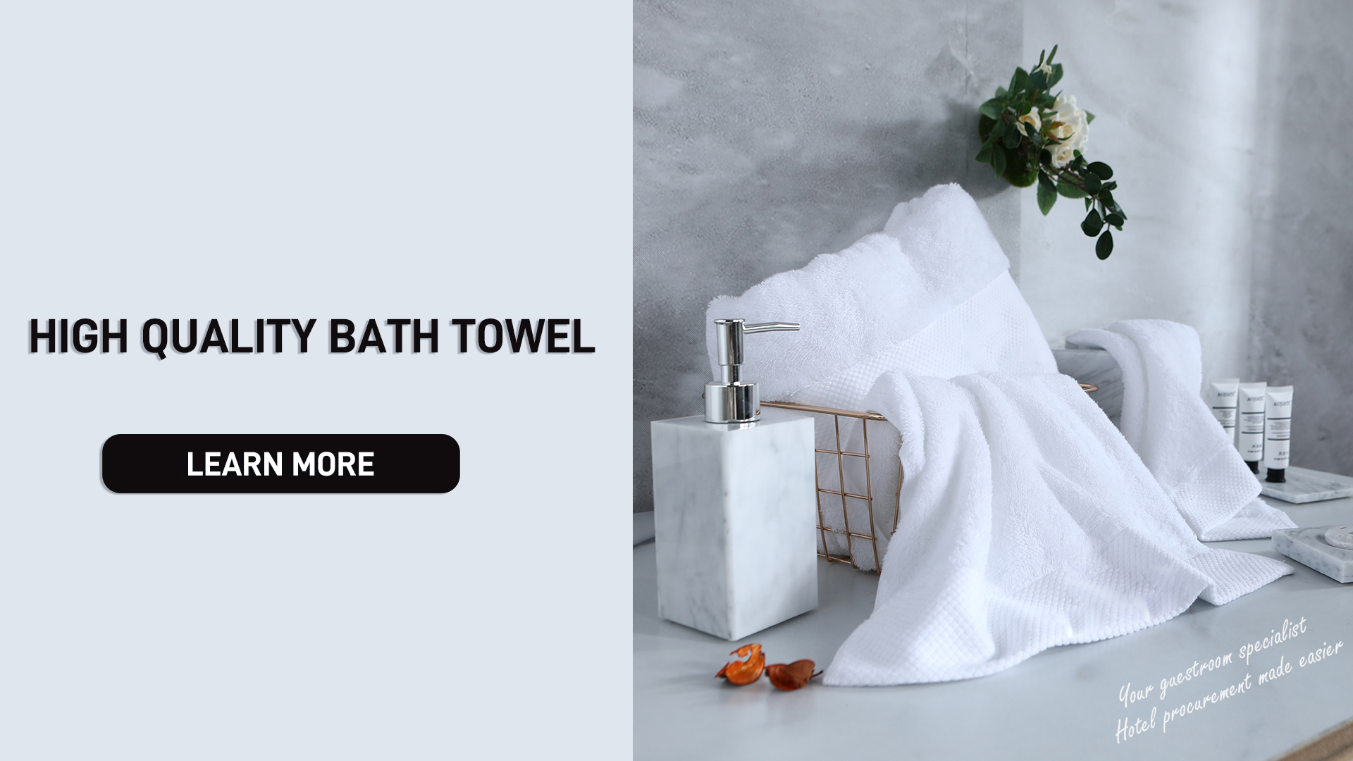 Presentamos nuestra colección de toallas de hotel premium