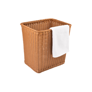 Cesta de toalla de baño de lujo para hotel, material plástico duradero, diseño impermeable