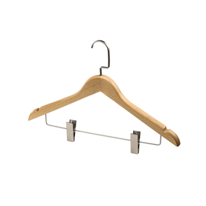 ES6649 Perchas de madera premium para habitaciones de hotel