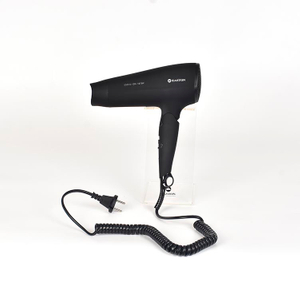 Secra de cabello negro plegable de la sala de huéspedes 1875W para el hotel de 5 estrellas