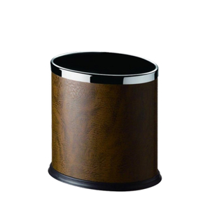 ES8016 Brown Leatherette 10l Room Hotel Bustbin puede