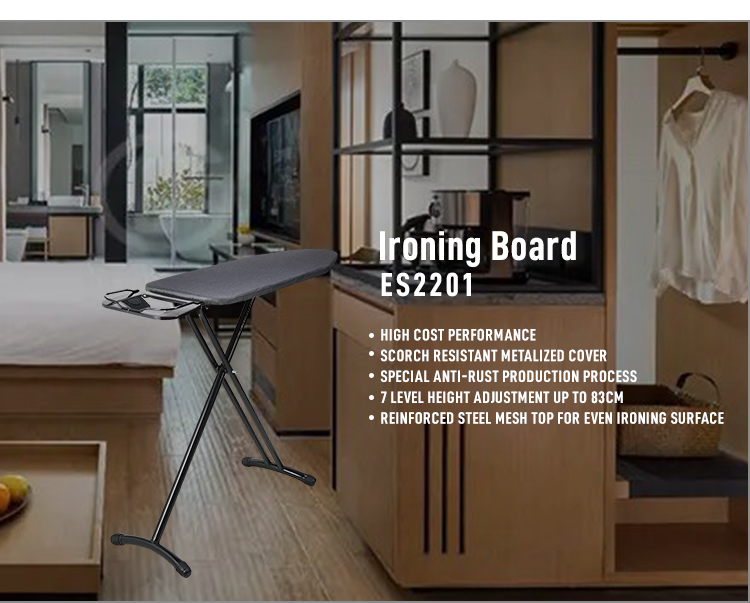 ¿Cómo utilizar la tabla de planchar en el centro de planchado?