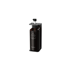 Soporte de botella de acero inoxidable negro mate con capacidad de 1 x 500 ml 