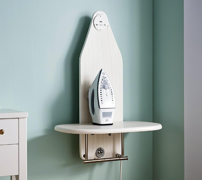 tabla de planchar montada en la pared de tama&ntilde;o completo