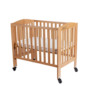 Cuna de cama de bebé de madera natural de lujo de lujo personalizado personalizado